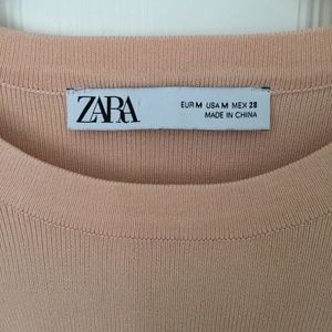 Pink ZARA knot top WORN ONCE